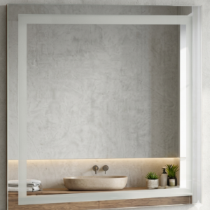 Espejo Rectangular Premium con Marco Perimetral 45 cm x 83 cm